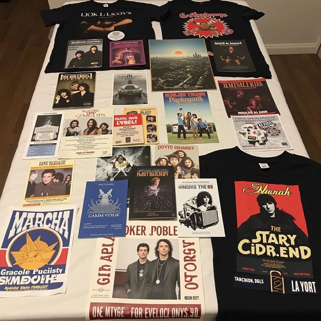 Concert memorabilia from 2001 in Japan