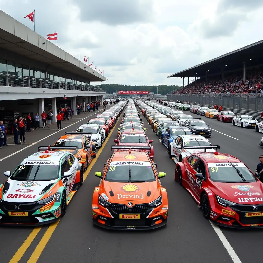 2016 BTCC Grid Lineup