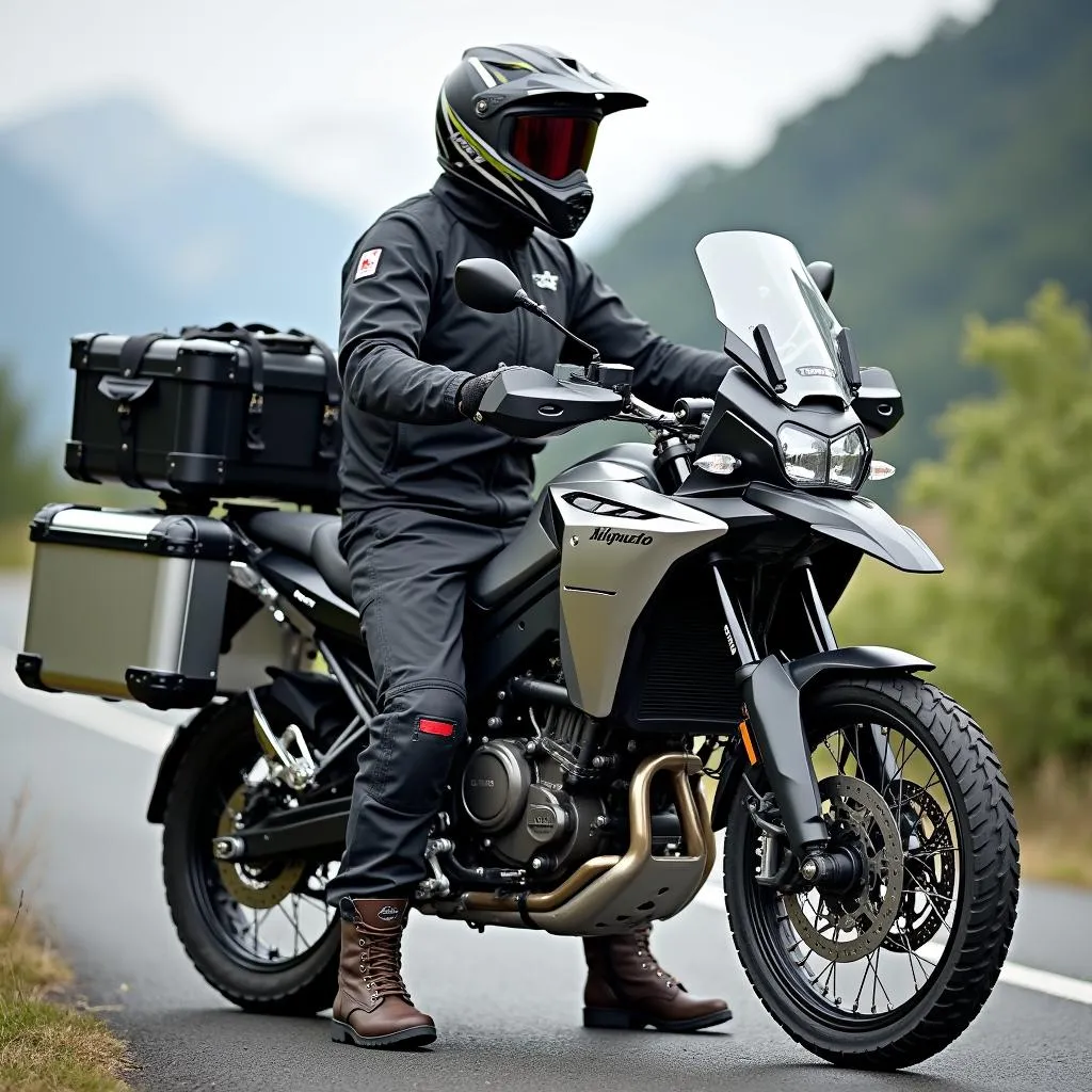 Motorcycle gear for adventure touring in Japan