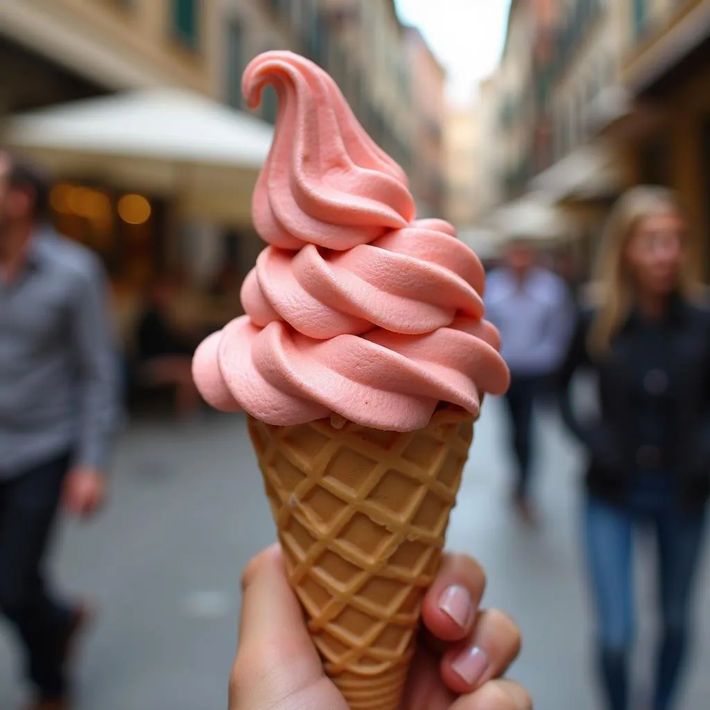 Enjoy the authentic Italian gelato