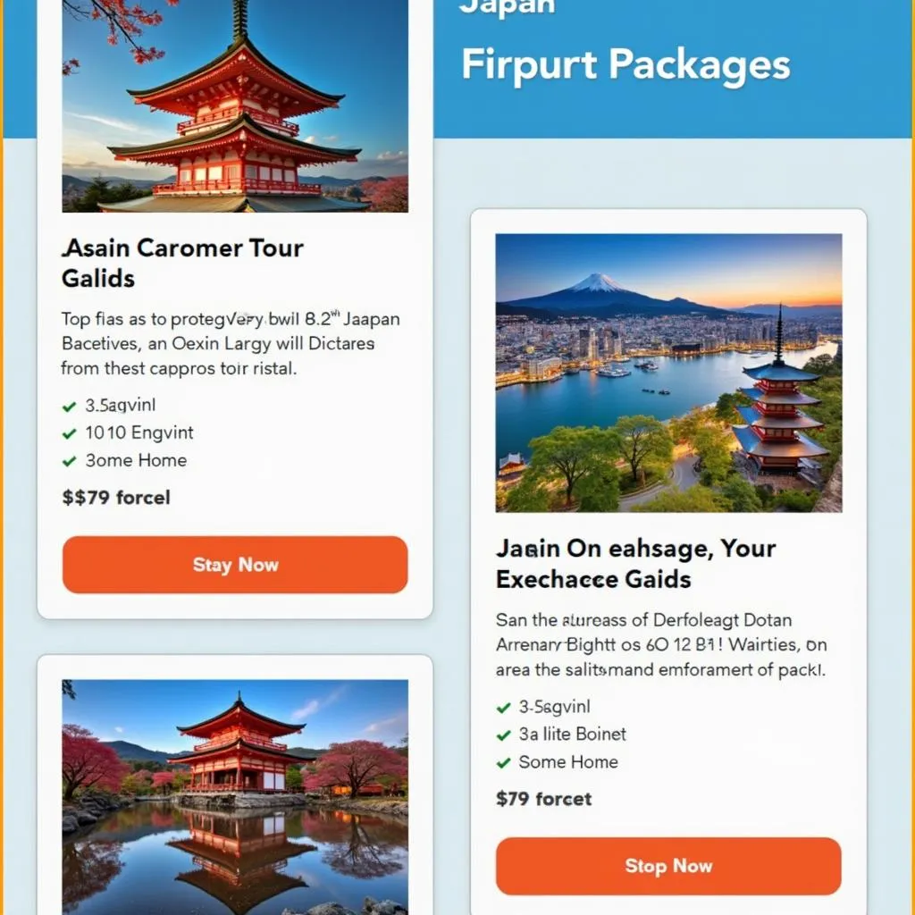 Affordable Japan tour packages with flights