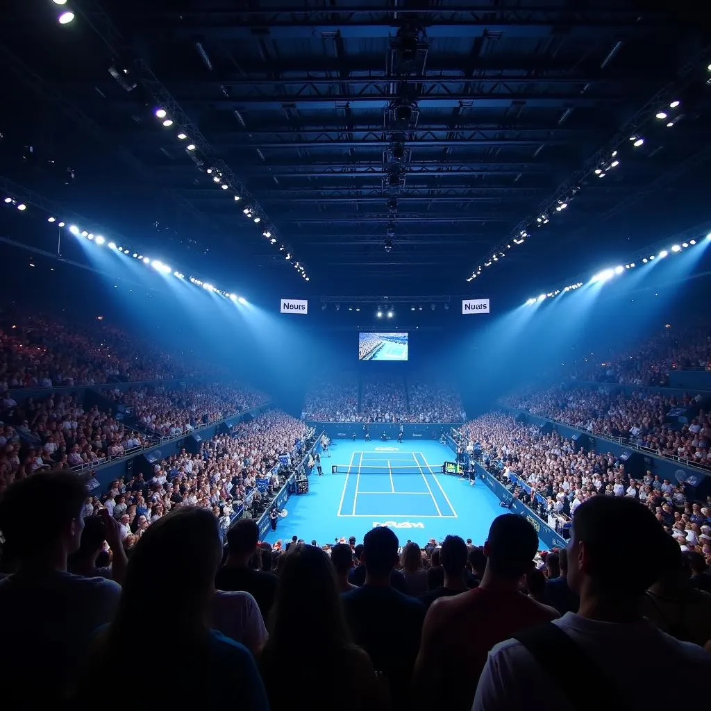 The atmosphere at the ATP Finals in London