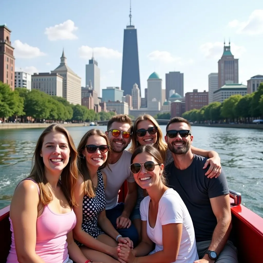 Boston Duck Boat Tour Group Photo