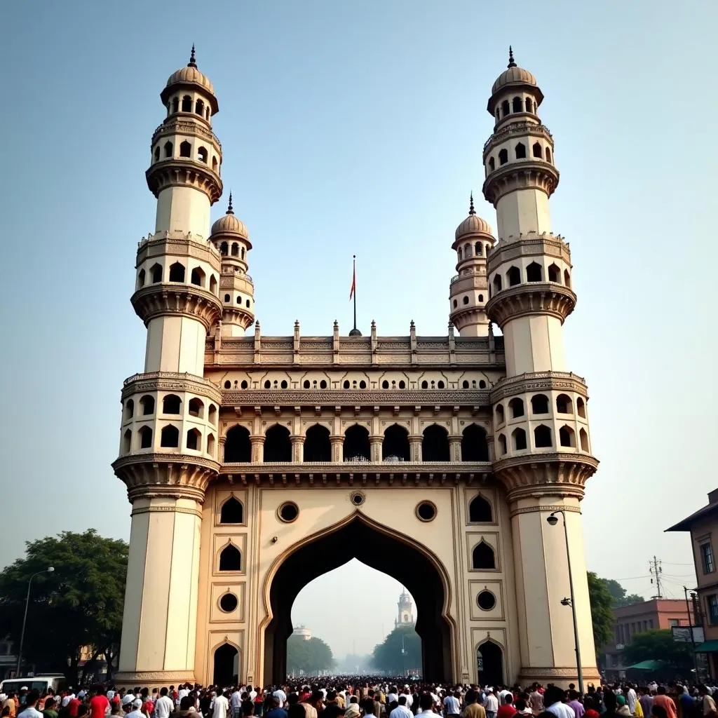 Charminar monument in Hyderabad, India