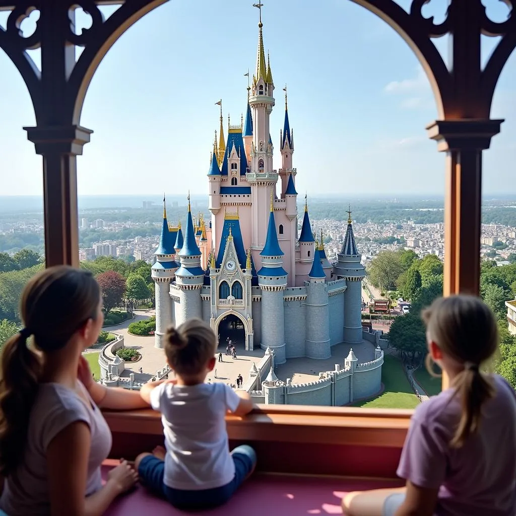 Cinderella Castle Tour View