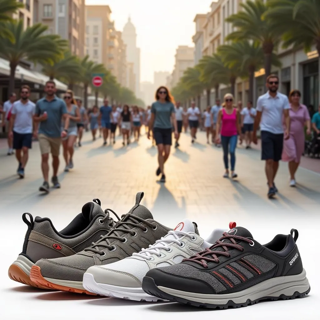 Comfortable footwear options for exploring Abu Dhabi