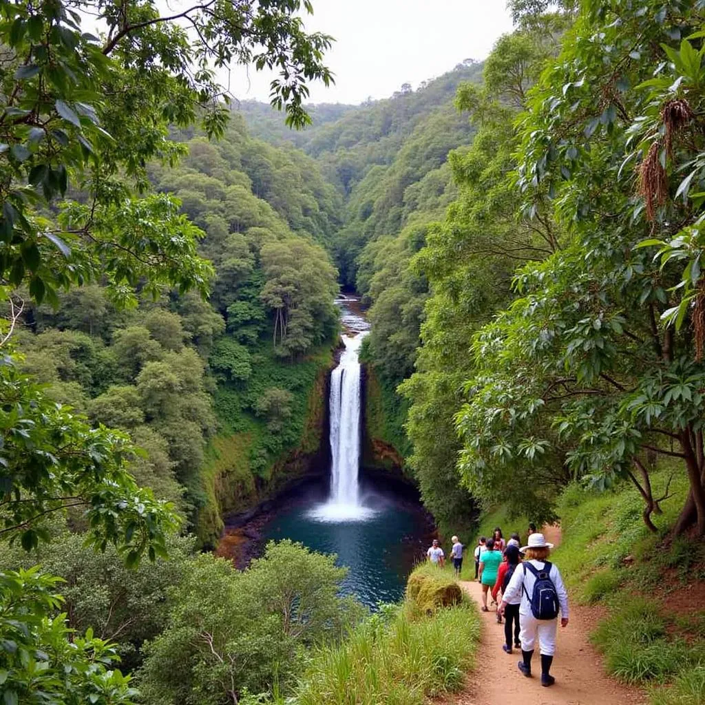 Hiking through lush Croajingolong National Park