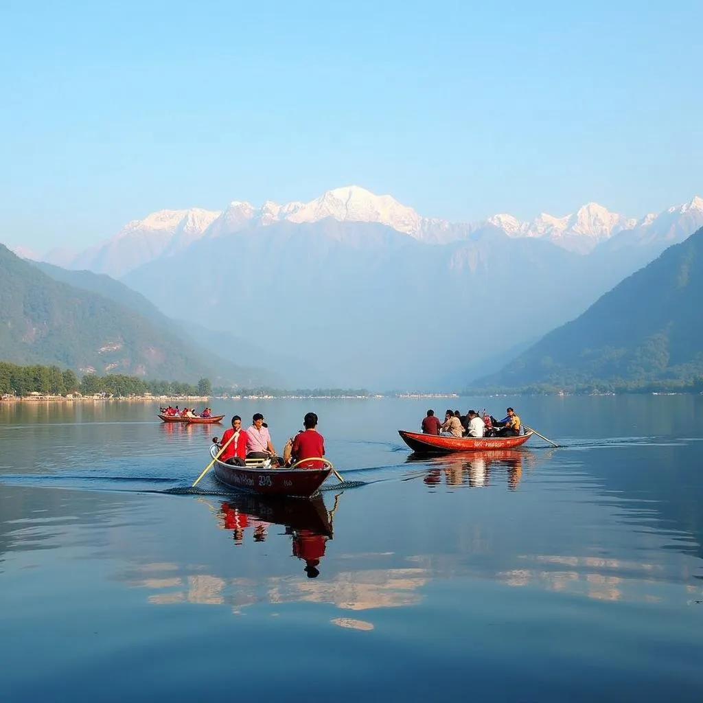 Shikara ride on Dal Lake, Srinagar