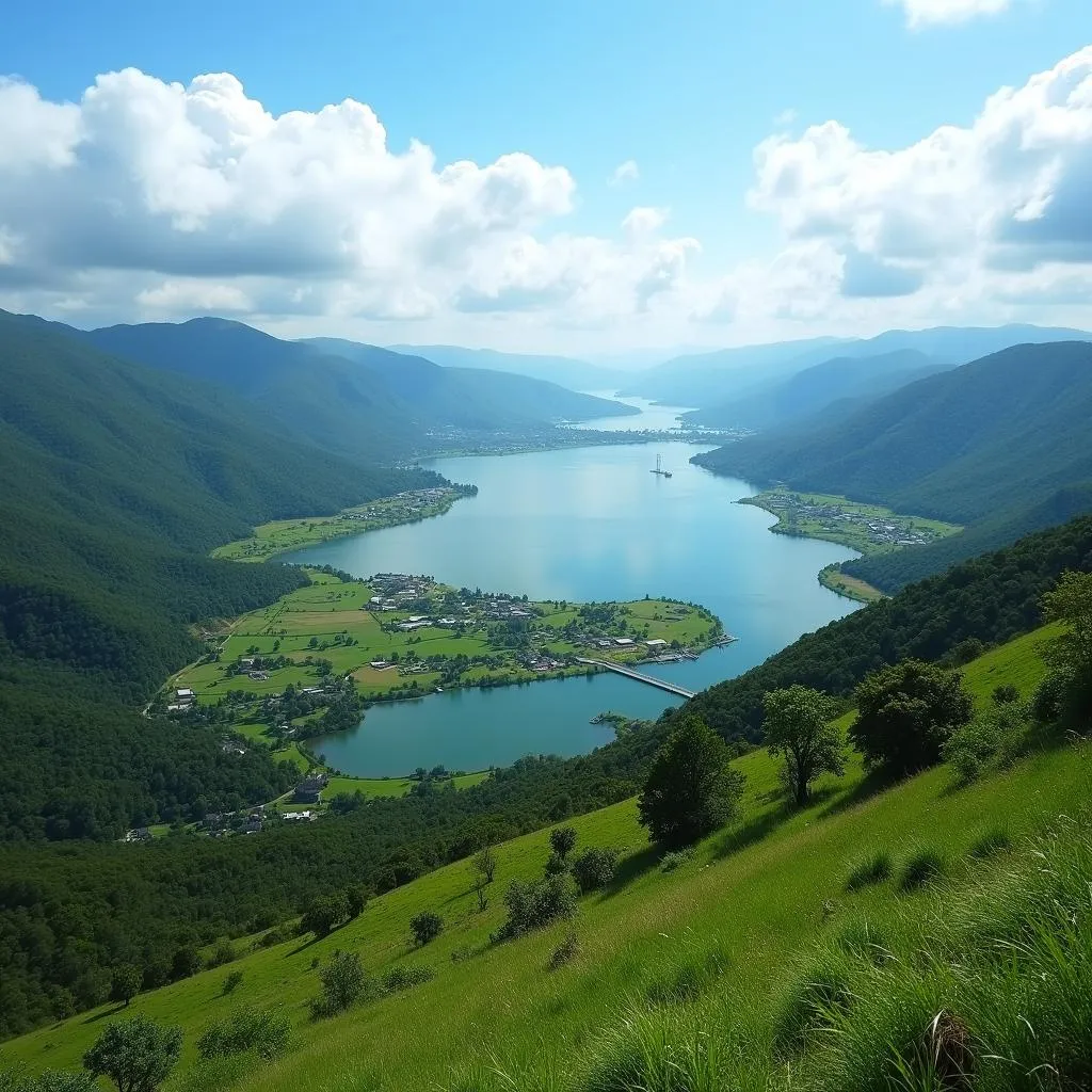 Scenic view of Daringbadi's natural beauty