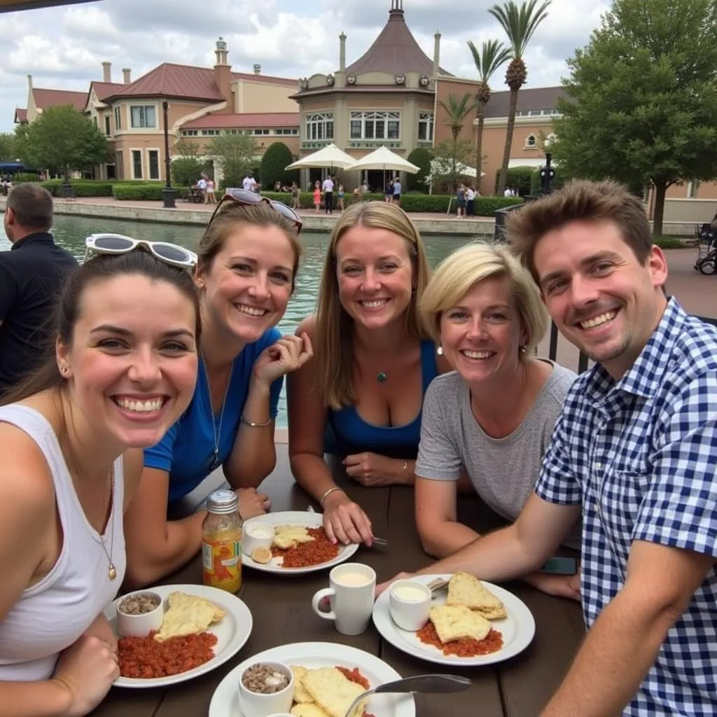 Enjoying the World Showcase on a Disney World Private Tour