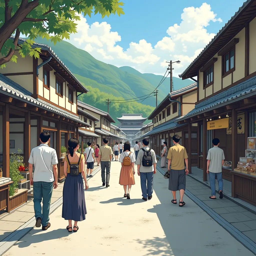 Discovering a quaint Japanese town near a distillery