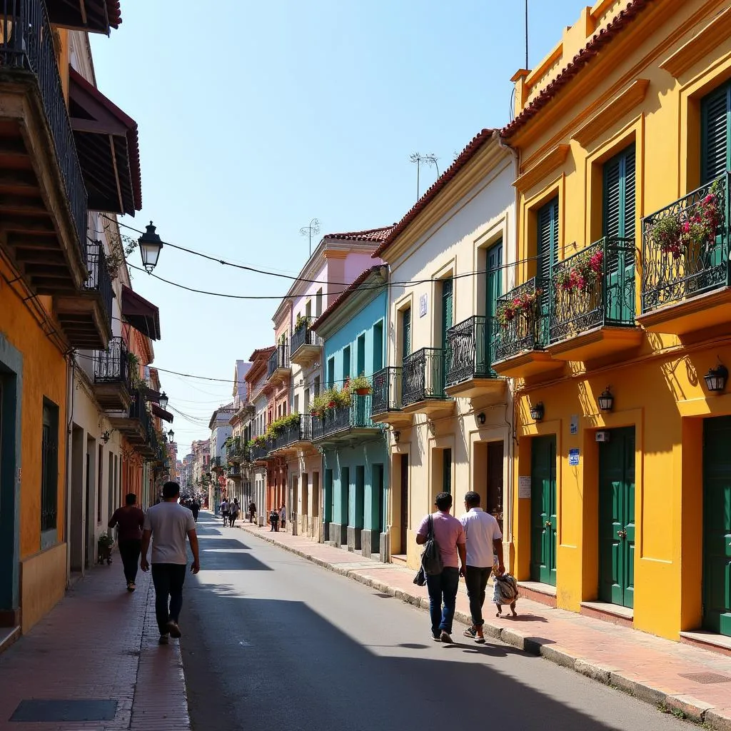 French Quarter in Pondicherry