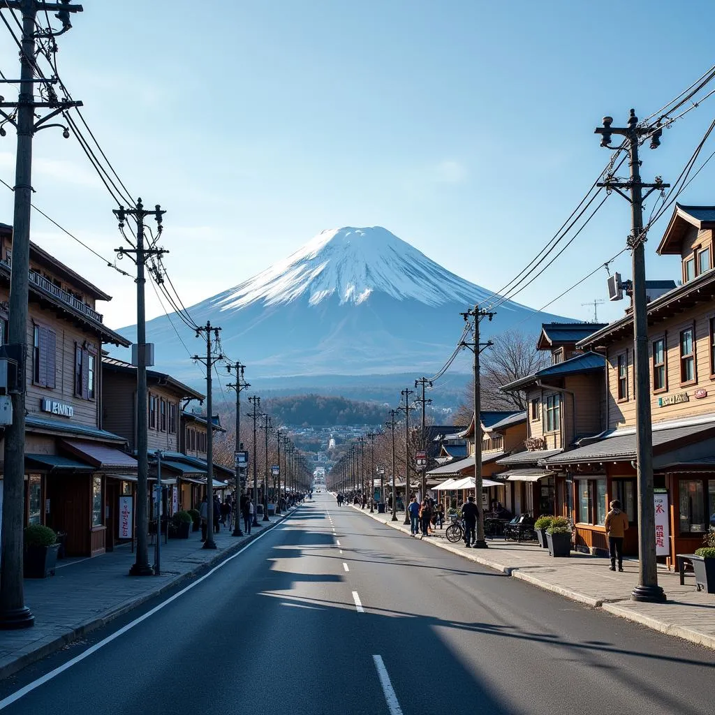 Mt. Fuji view from Subaru Line 5th Station