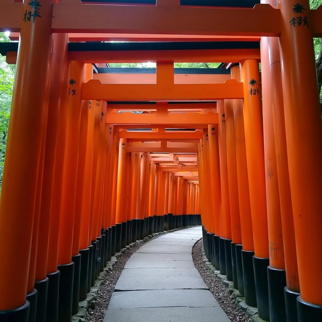 Fushimi Inari-taisha Shrine in Kyoto, Japan