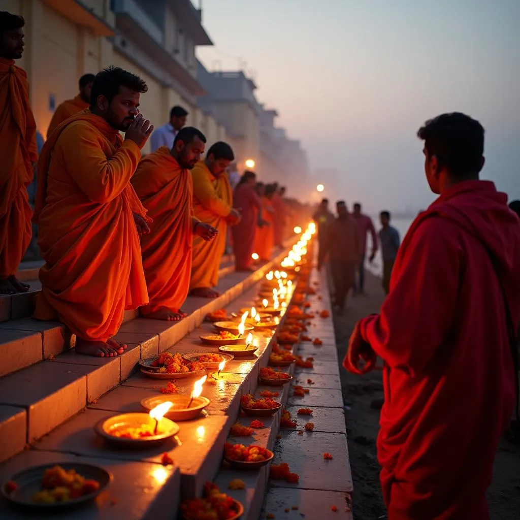 Ganga Aarti Ceremony in Varanasi