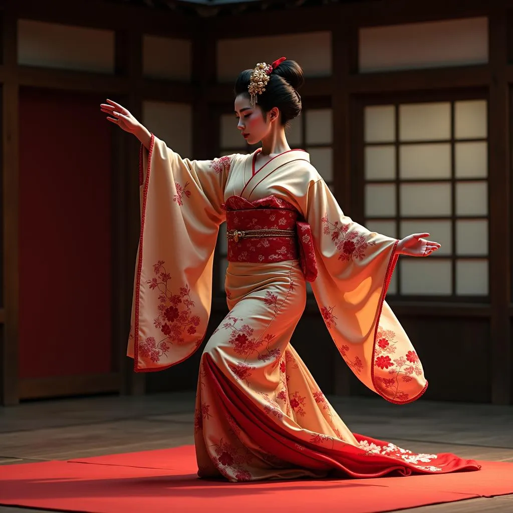 Traditional Geisha Performance