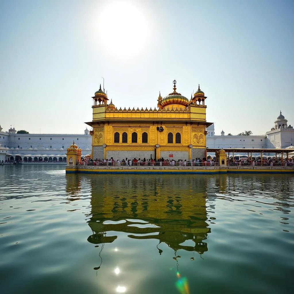 Golden Temple in Amritsar, India