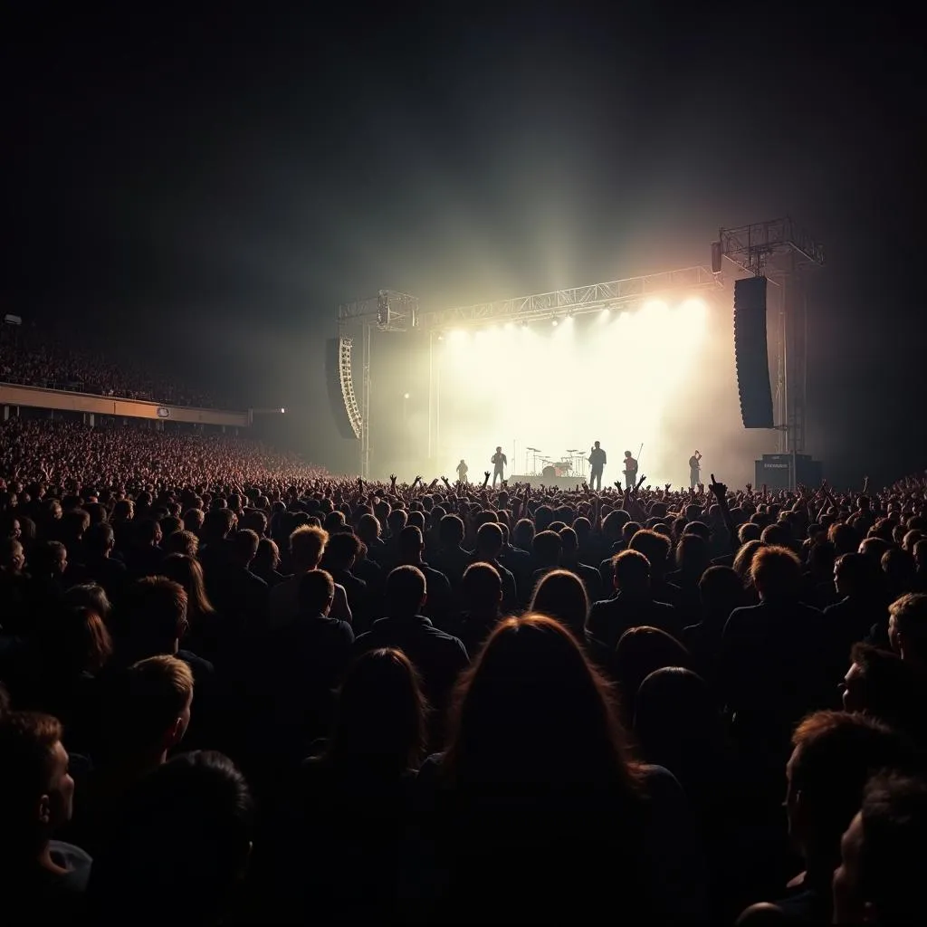 Fans at a Goo Goo Dolls concert