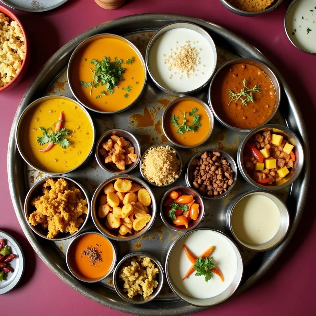 Traditional Gujarati Thali