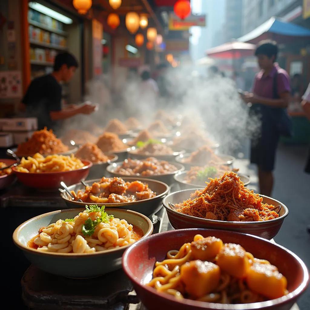 Hong Kong Street Food Market Delights