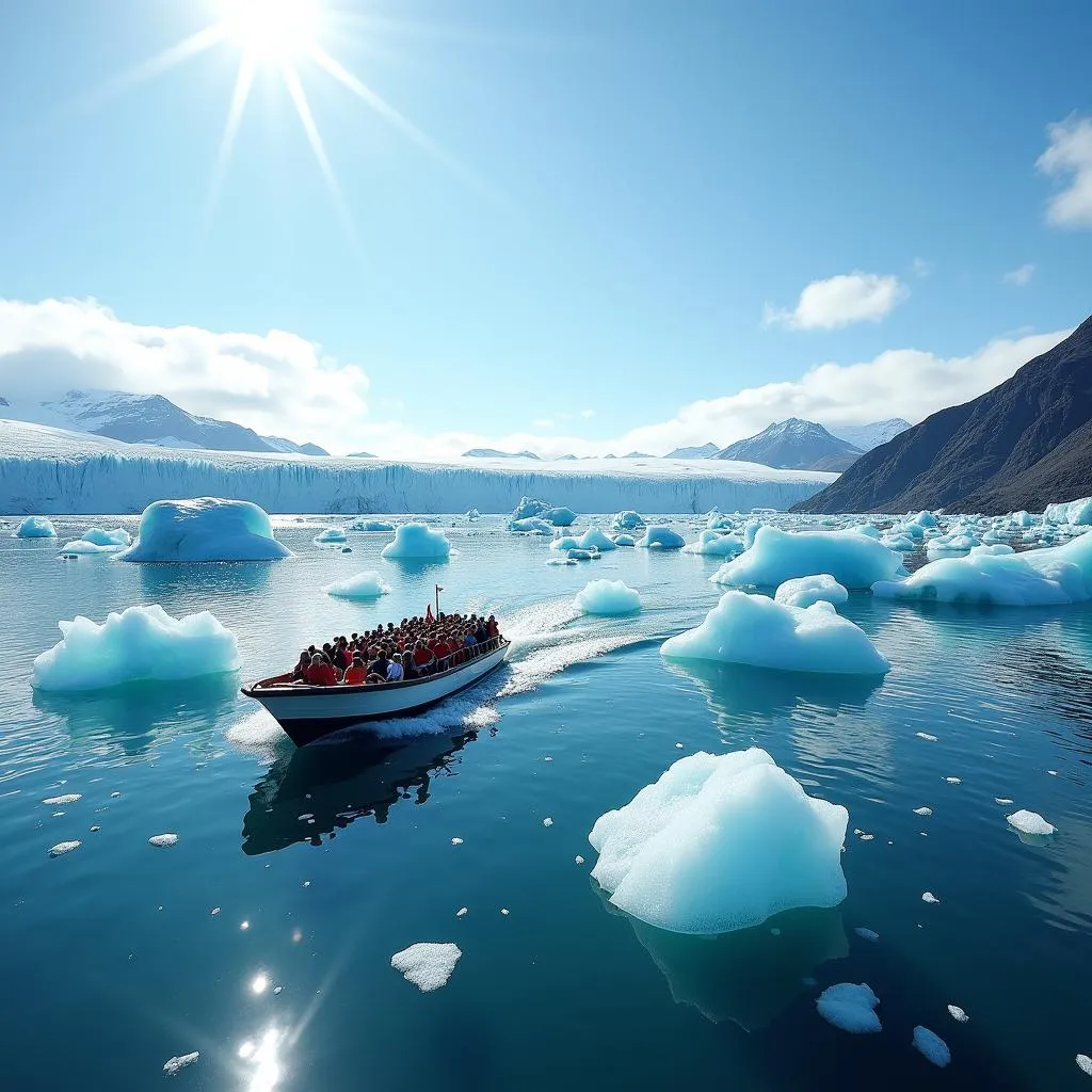 Iceberg Lagoon Boat Tour in Iceland