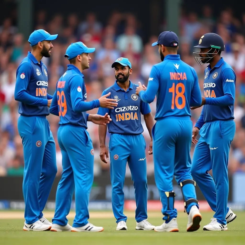 India Cricket Team Playing Against South Africa