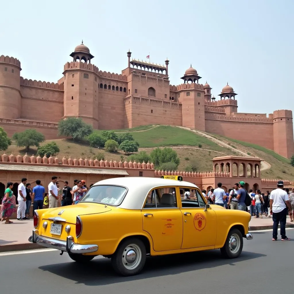 Jaipur taxi tour at Amber Fort