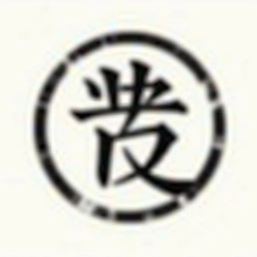 Japanese character logo