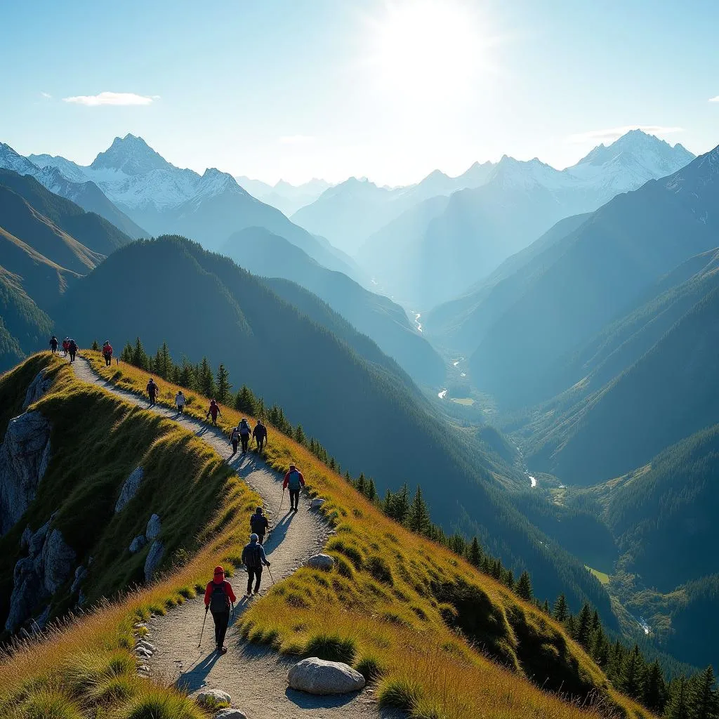 Hiking in the Japanese Alps