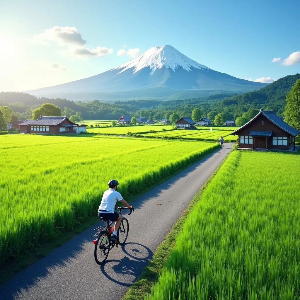 Cycling Tour in Japanese Countryside