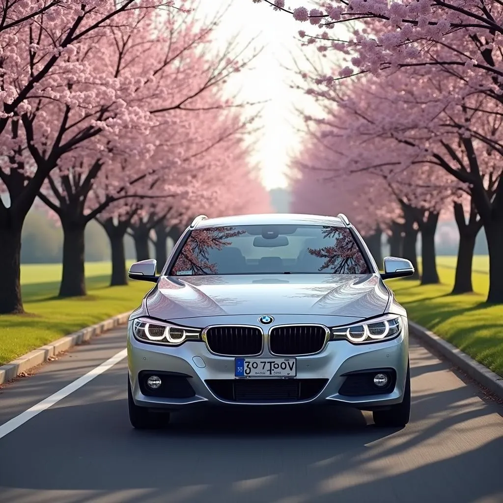  Embark on a scenic road trip through the Japanese countryside in a luxurious BMW 320d Touring, enjoying the freedom and comfort it offers. 