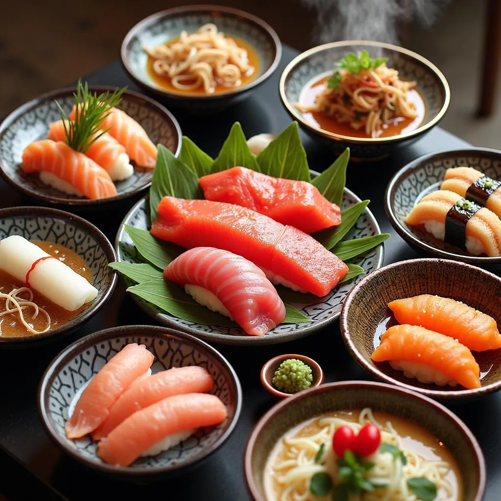 Japanese Cuisine Sushi Sashimi Ramen