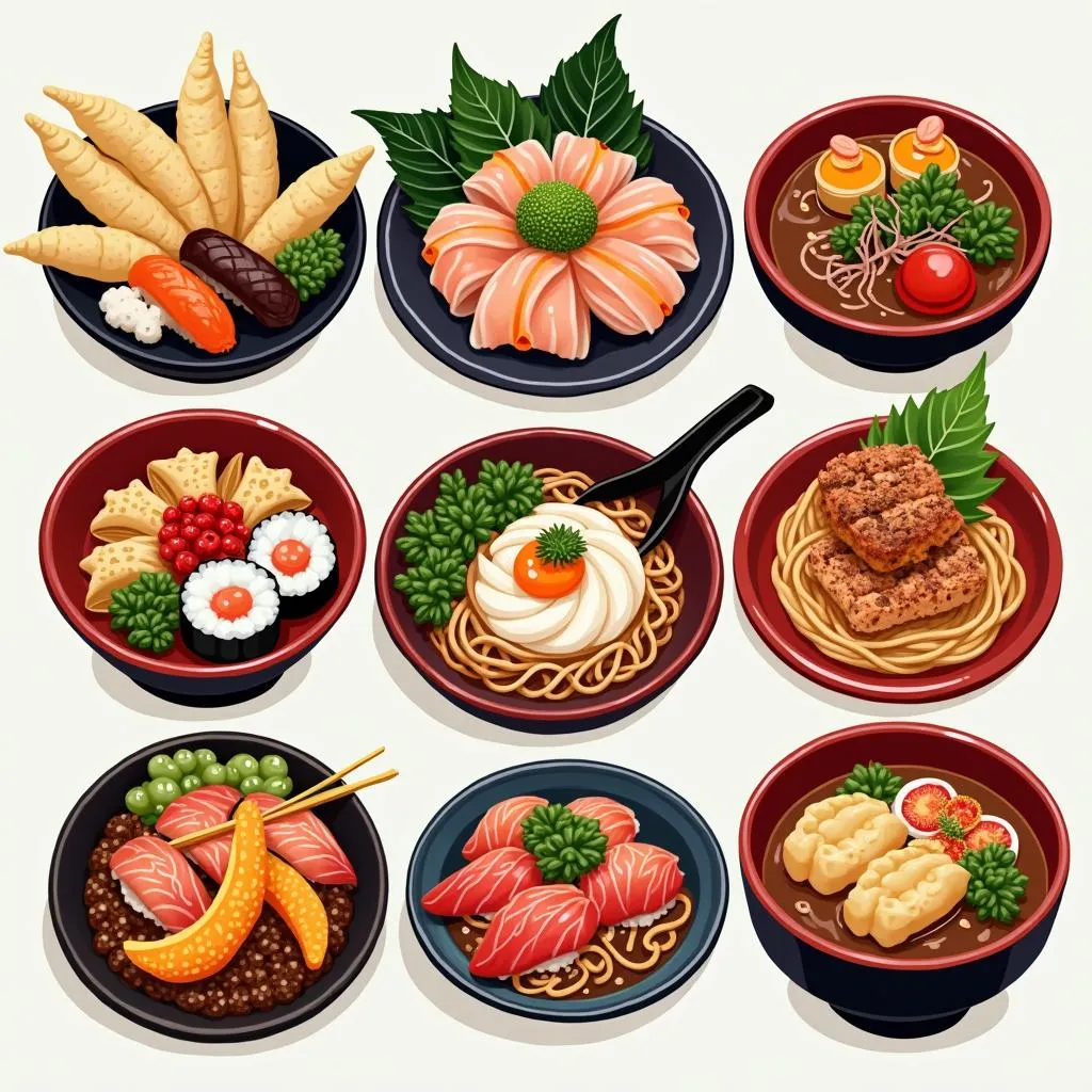 A Feast of Authentic Japanese Dishes