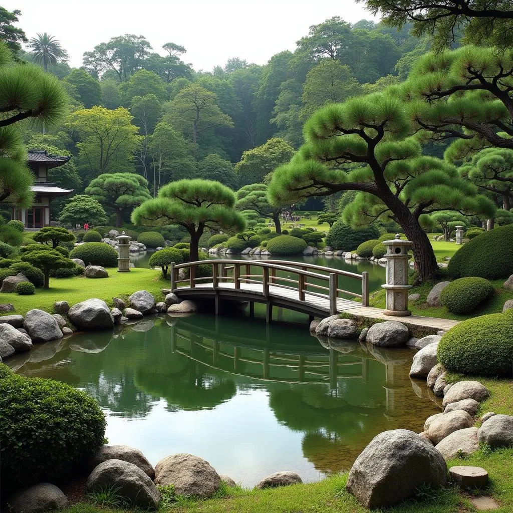 Finding peace in a traditional Japanese garden