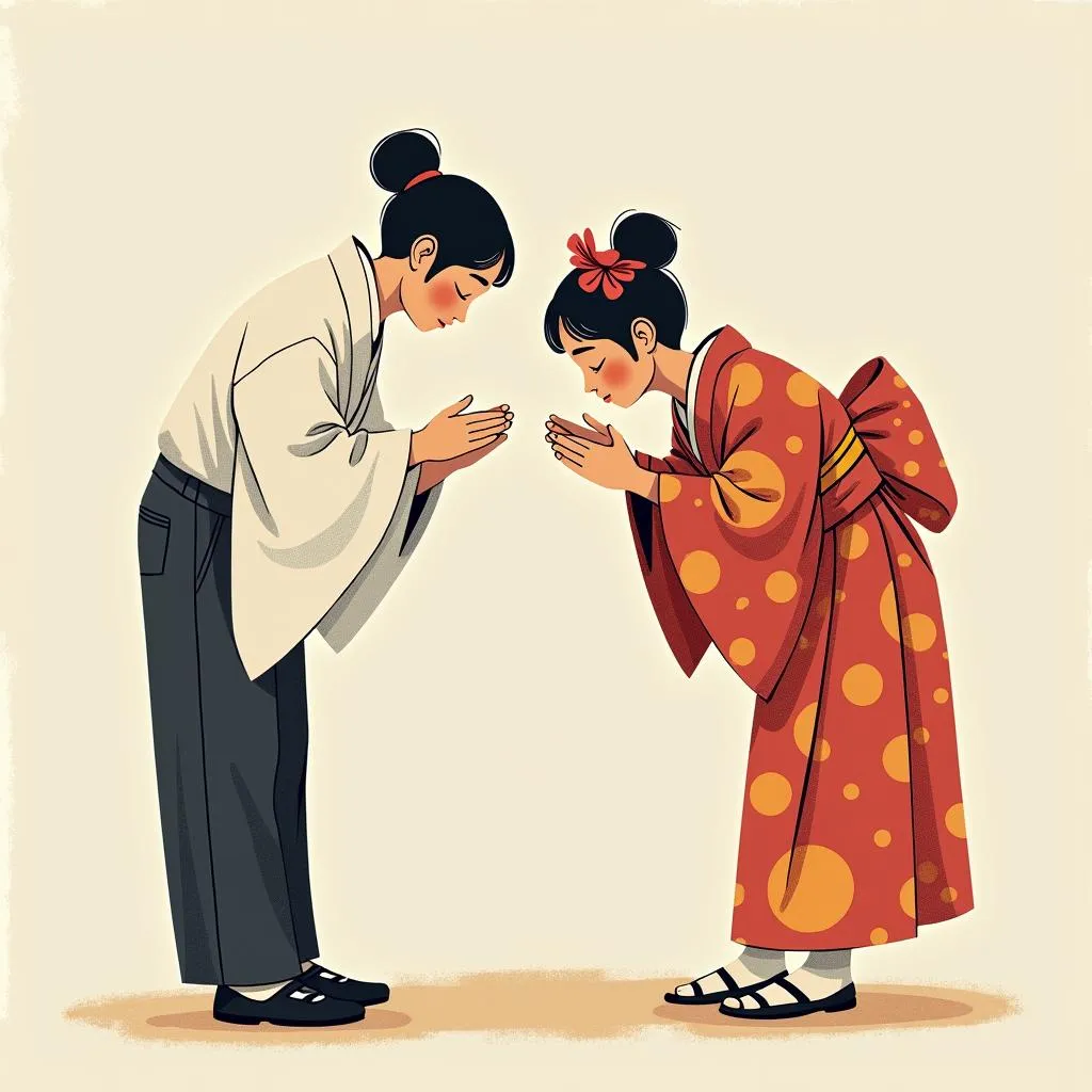 Respectful Bowing in Japanese Culture