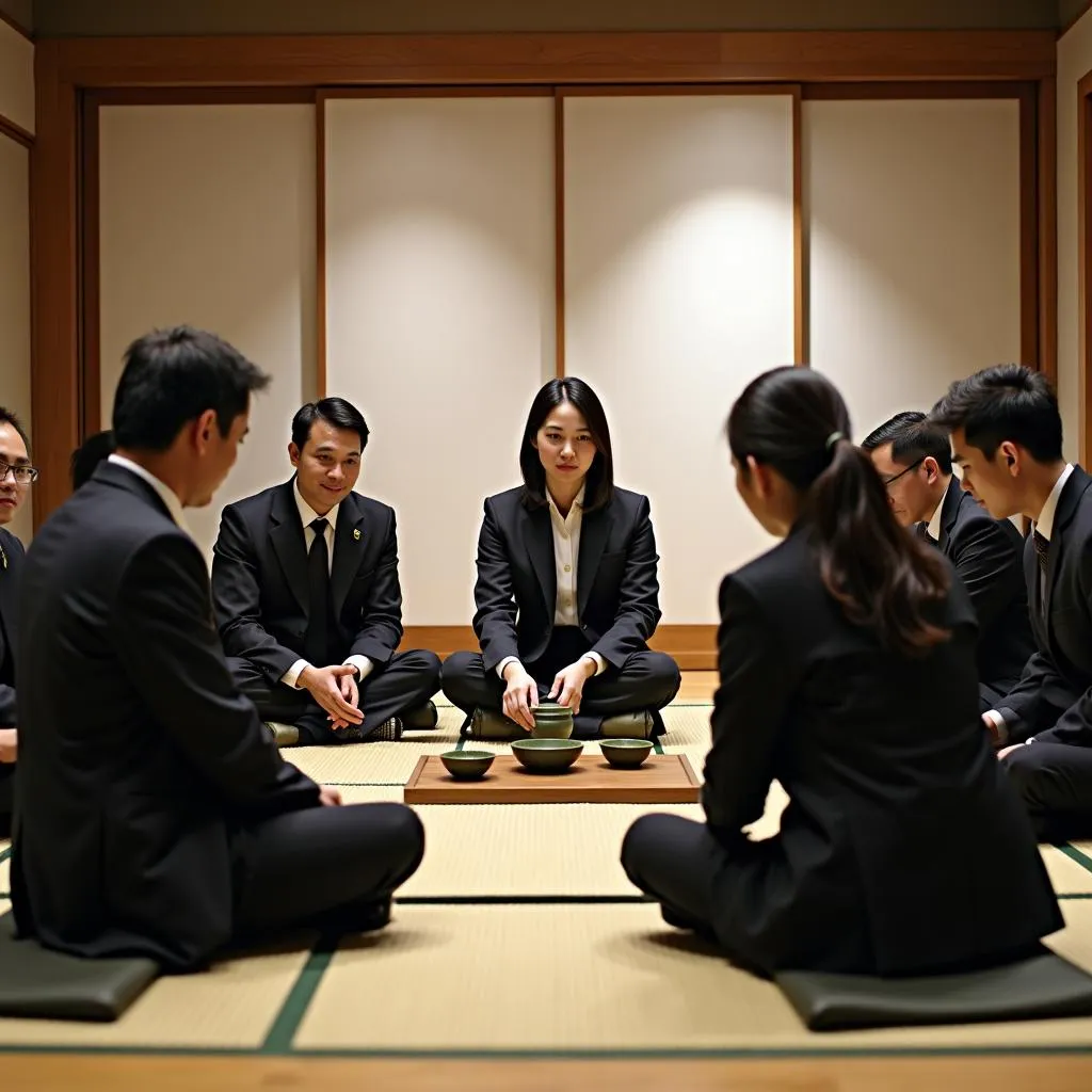 Japanese Tea Ceremony Corporate Group