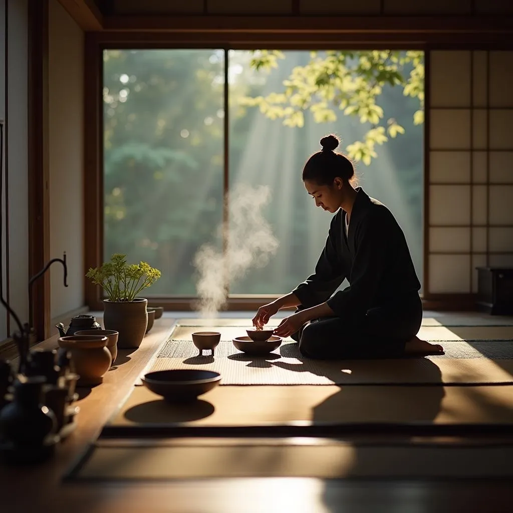 Traditional Japanese Tea Ceremony in Kyoto