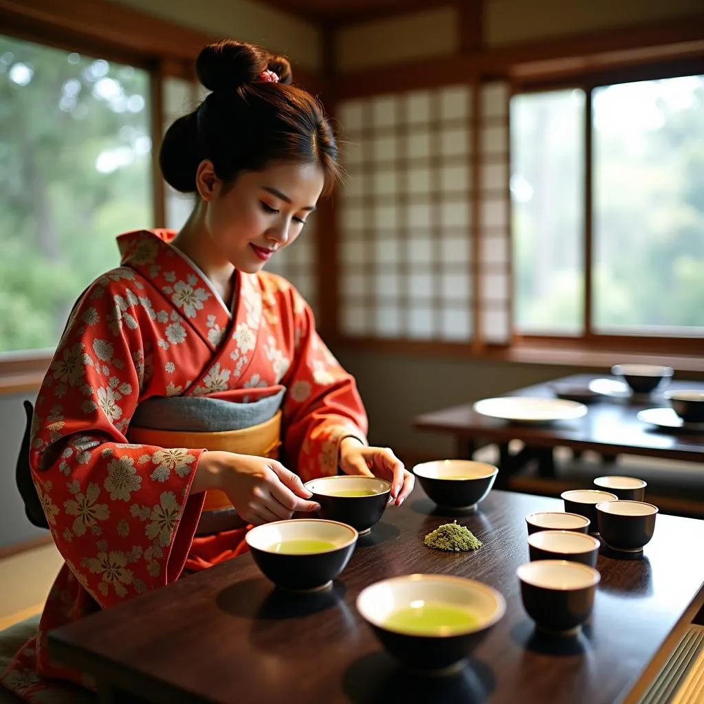 Traditional Japanese Tea Ceremony in Kyoto