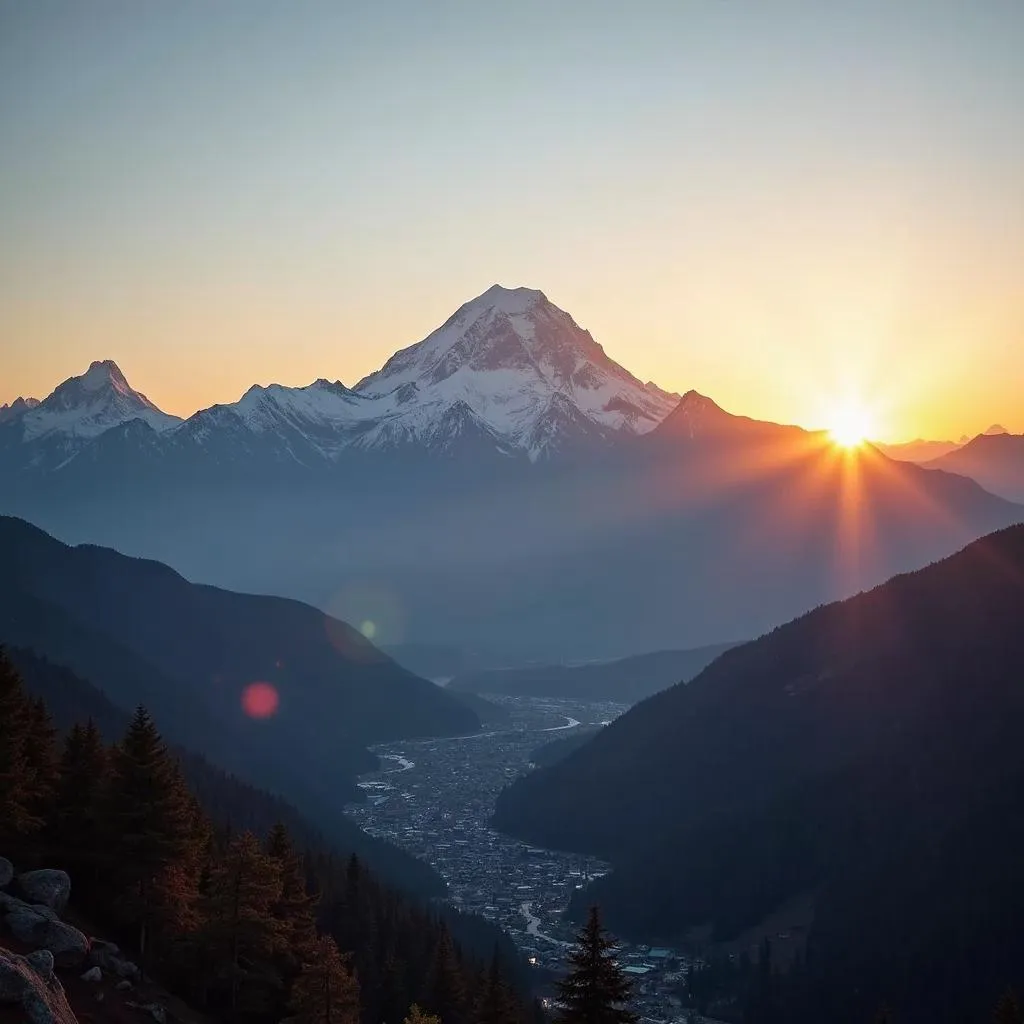 Kanchenjunga Peak from Pelling