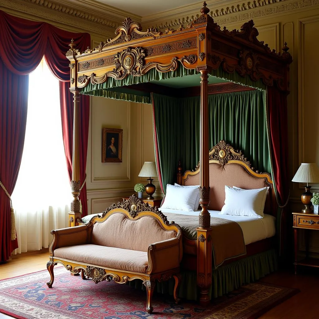 Kensington Palace Interior - Royal Bedroom