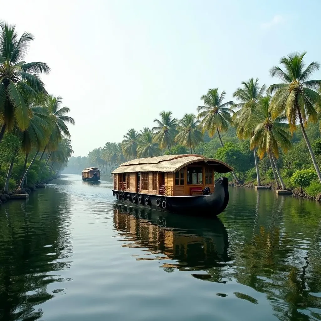 Houseboat on Kerala Backwaters