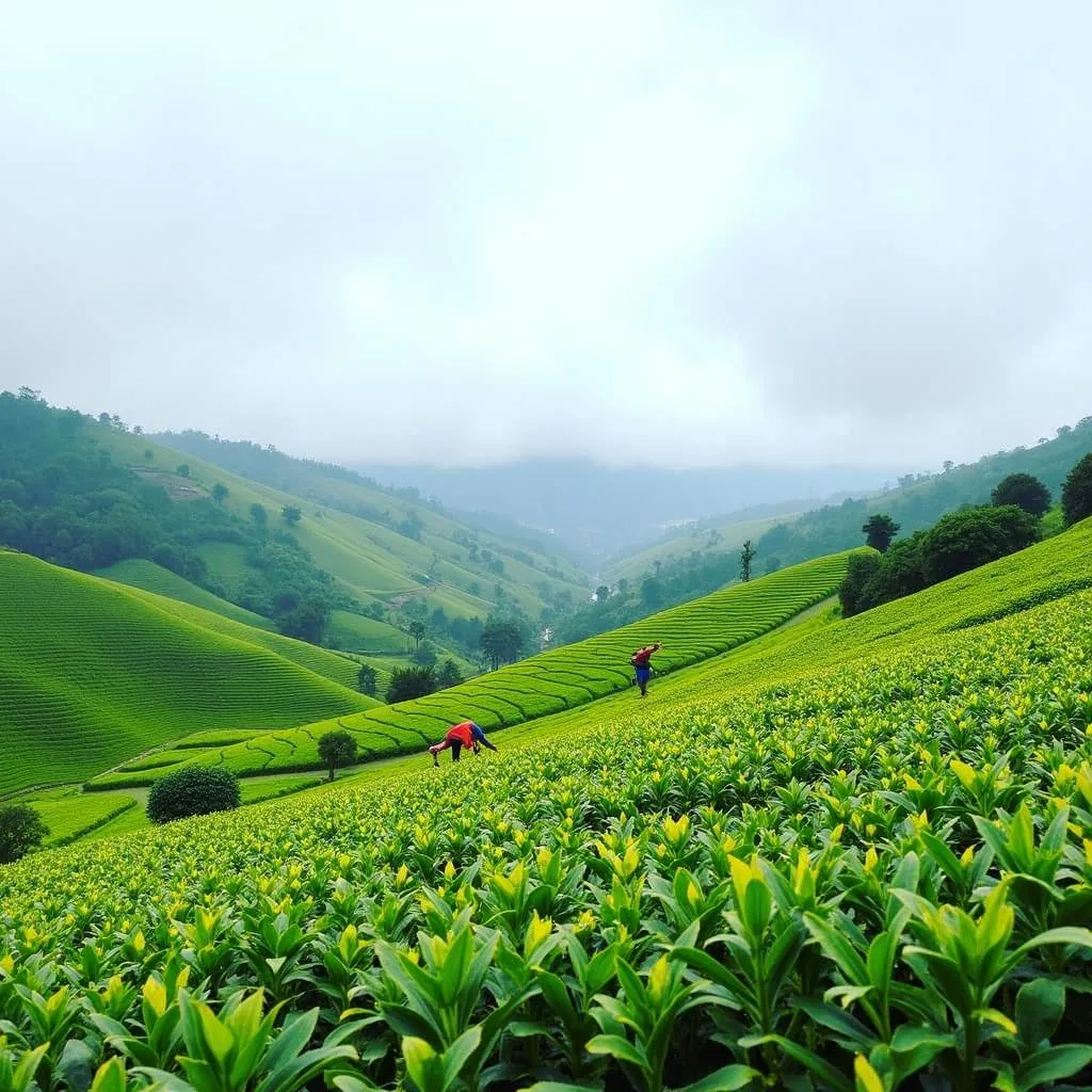 Tea Plantations in Munnar, Kerala