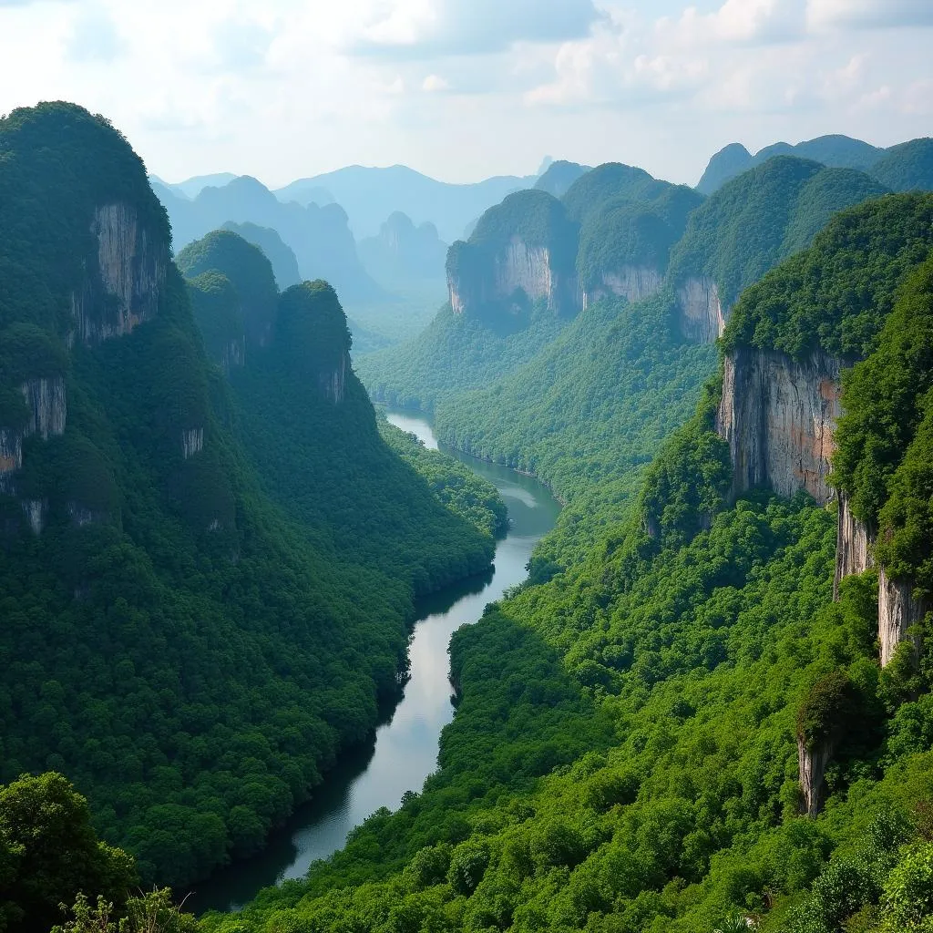 Khao Sok National Park Jungle View