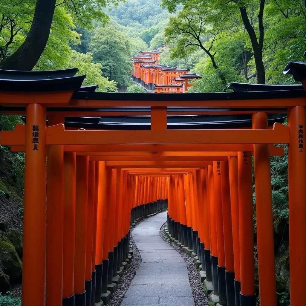 Fushimi Inari Shrine in Kyoto