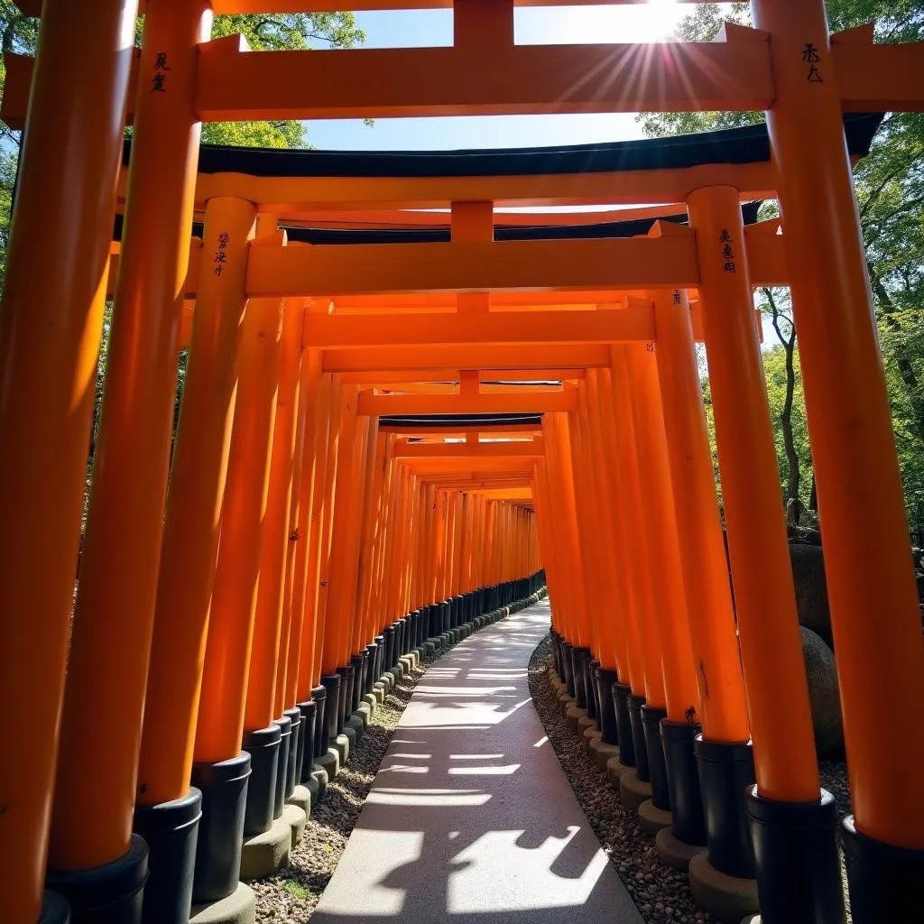 Fushimi Inari Shrine in Kyoto