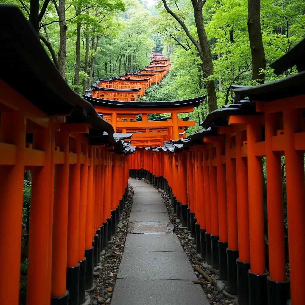 Fushimi Inari Shrine in Kyoto