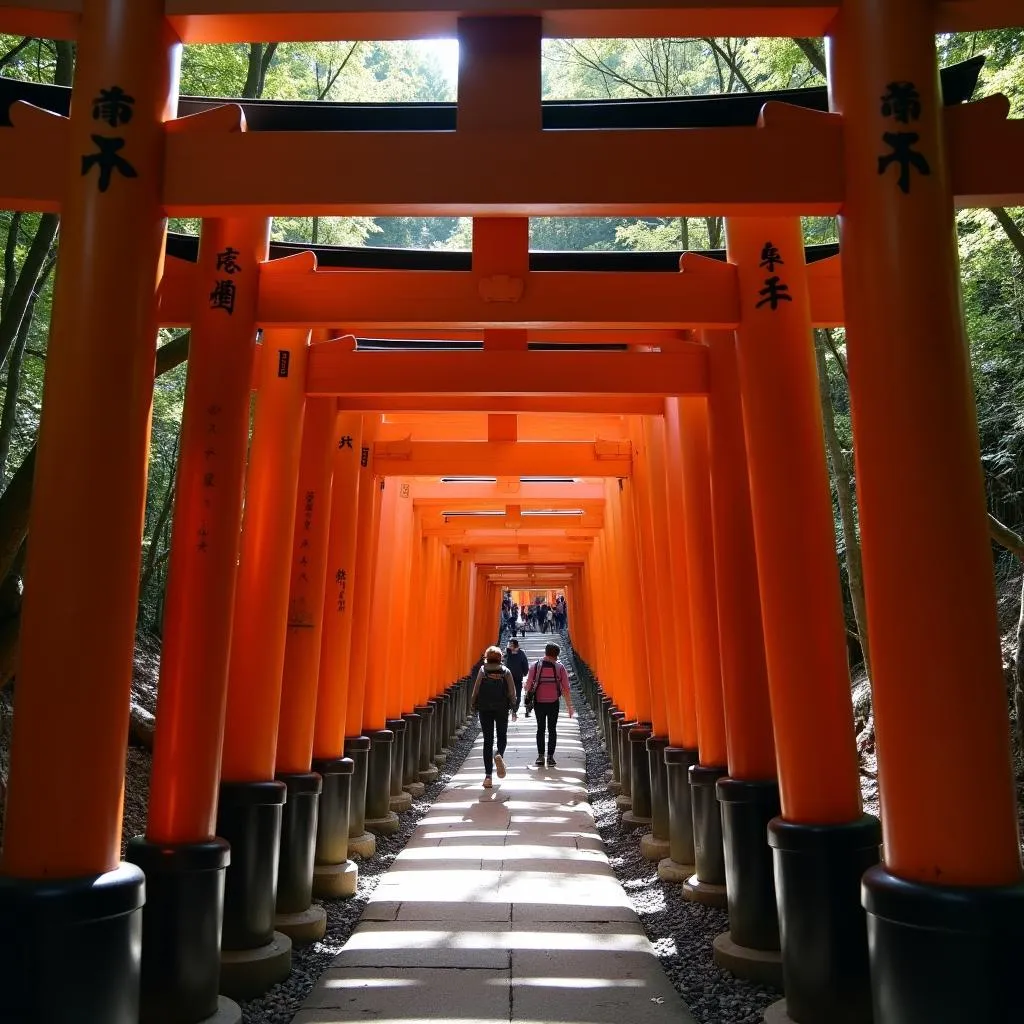 Fushimi Inari Shrine in Kyoto, Japan