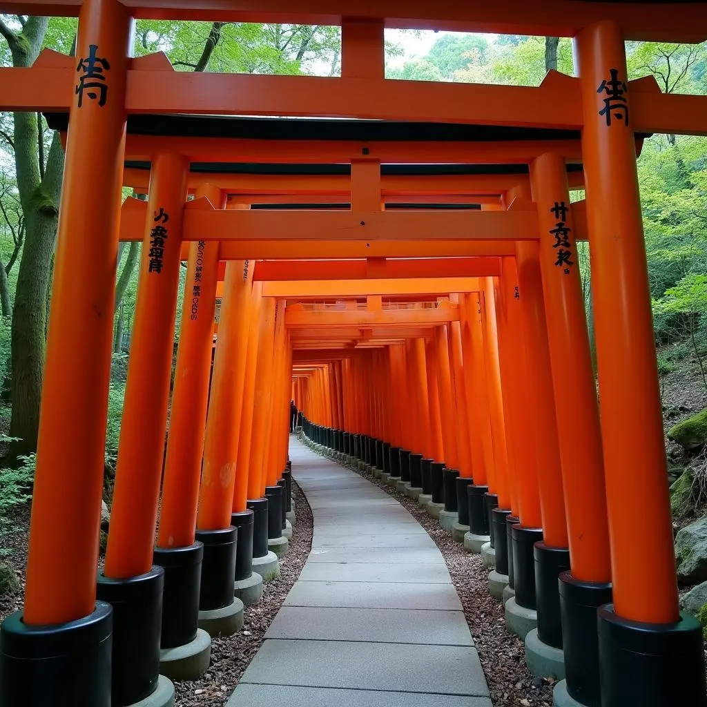 Fushimi Inari Shrine in Kyoto