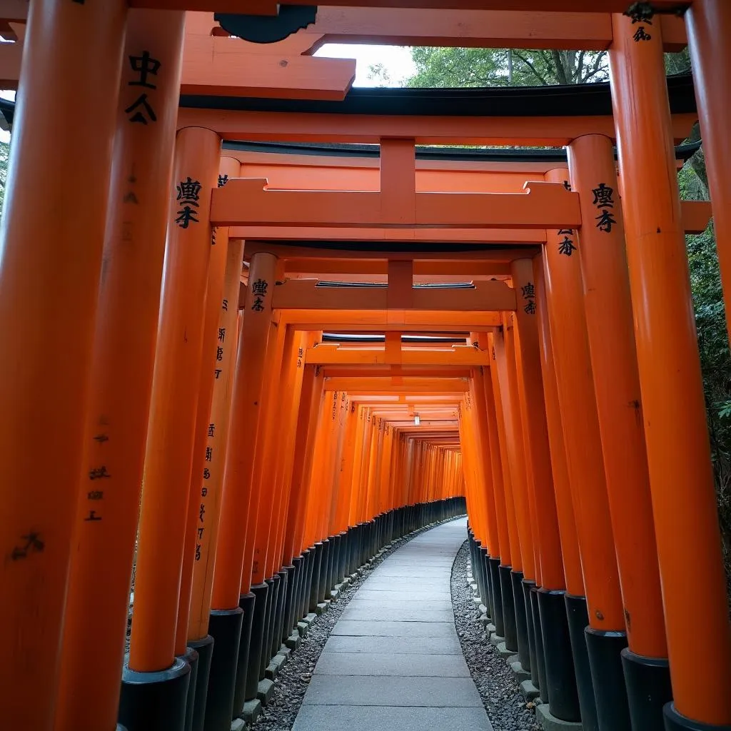 Fushimi Inari Shrine in Kyoto