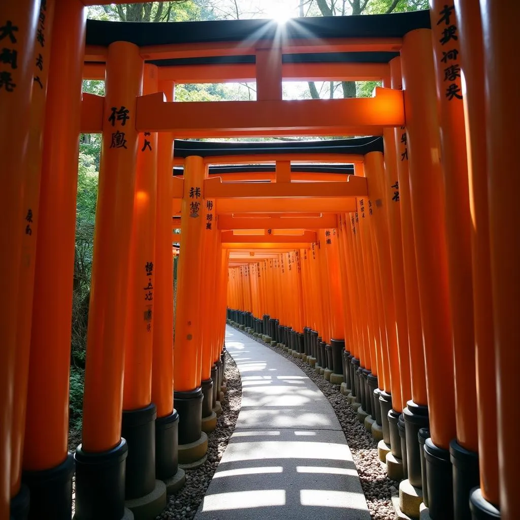 Fushimi Inari Shrine in Kyoto